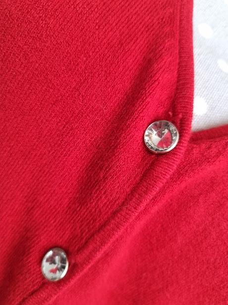 Červený elastický svetrík 38, 38