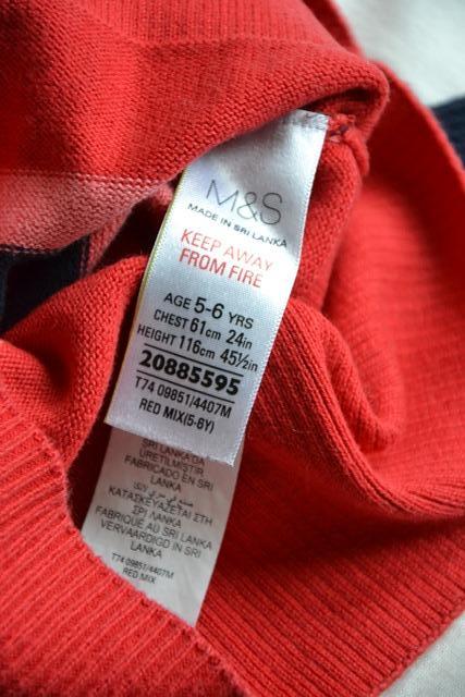 Cerveny pulovrik marks & spencer, marks & spencer,116