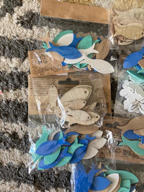 Drevené rybičky na tvorenie, 