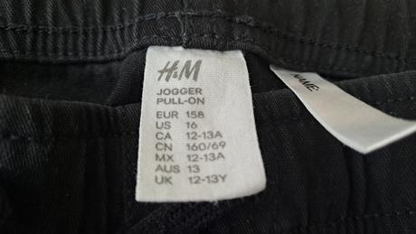 Chlapčenské nohavice, h&m,158