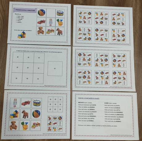 Priraďovačka s hračkami pdf,