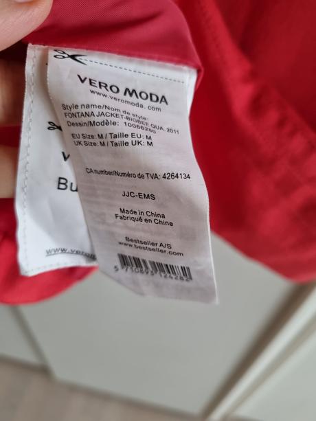 Prechodny kabat zn. vero moda, vero moda,m