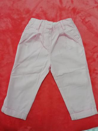 Ruzove balonove nohavice pre dievcatko 86/92, 86