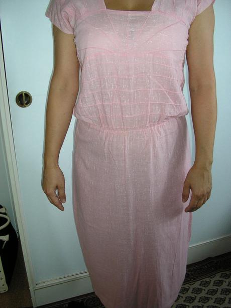 Sv. ružové letné šaty, l