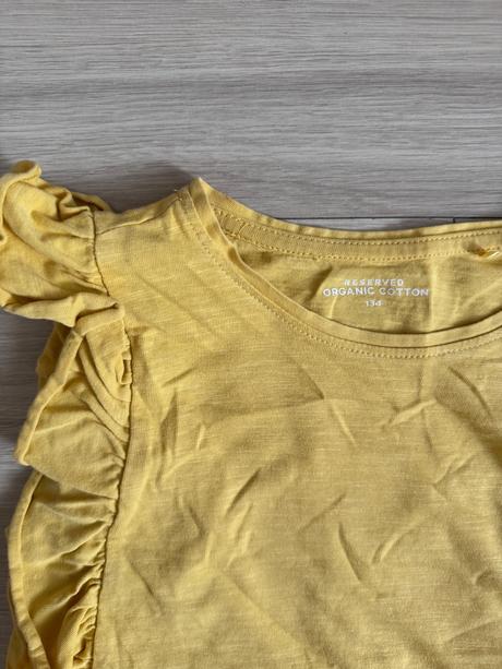 Žlte tričko s volanom, reserved,134