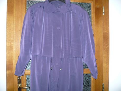 Jarný fialový kabát, xl