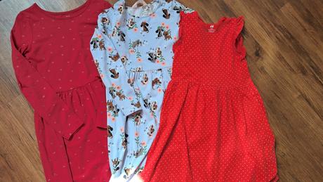 3x šaty h&m 134/140, h&m,134