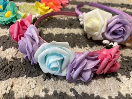 Kvetinkové čelenky 110/128, lindex