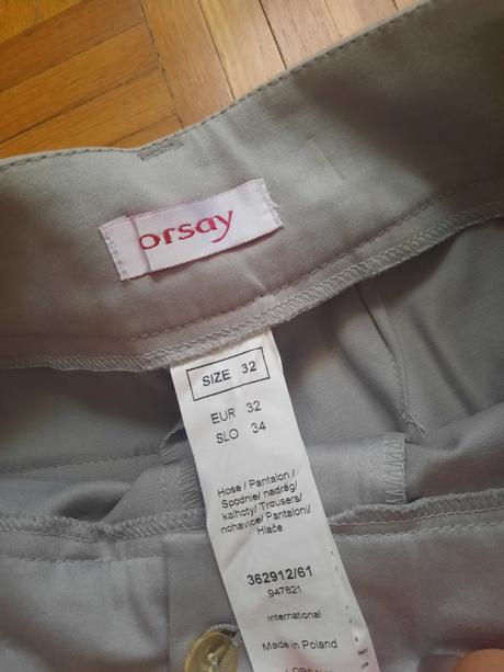 Dámske elegantné 3/4 nohavice, orsay,xs