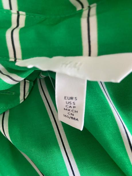 Zelena pruzkata kosela, h&m,m