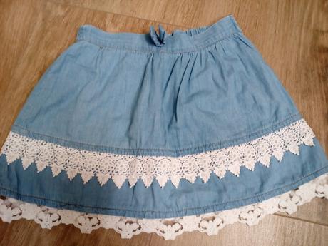 Suknička z jemnej rifkoviny, 146