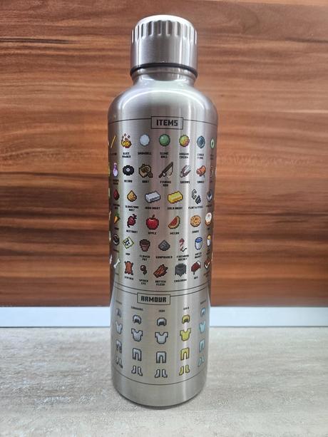 Nerezová fľaša minecraft, 