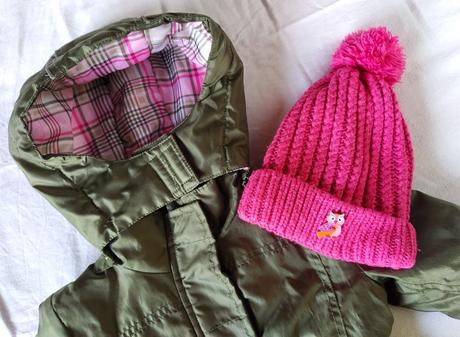 Zateplena zimna ciapocka, h&m,110