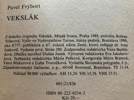 Vekslák frýbort pavel (1990), 