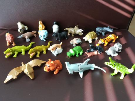 Kinder zvieratká 1 - kus 50 centov,
