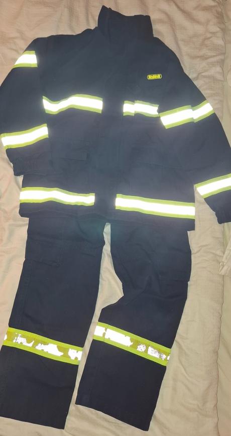 Hasičské oblečenie pre deti - kostým, veľ. 134,