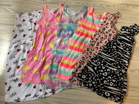 Šaty-nové(6ks), f&f,140