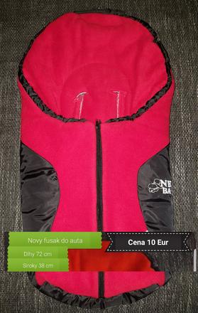 Novy nepouzivany fusak do auta, new baby