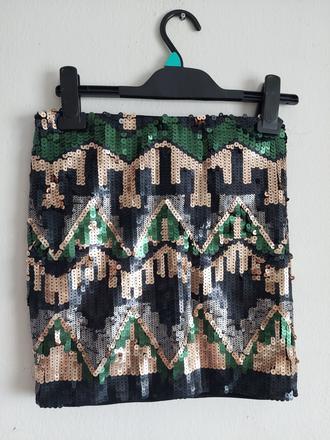 Flitrovana sukna / top, xs