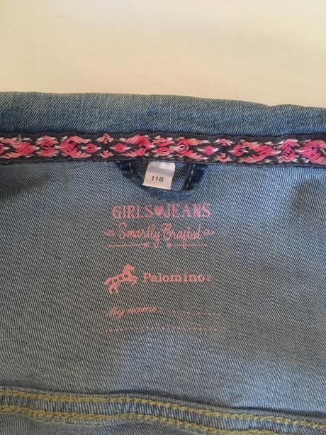 Dievčenská riflová bunda, palomino,116