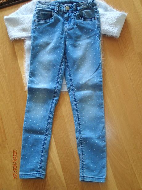 Mäkkučké rifličky tenšie s bodkami ca, c&a,134