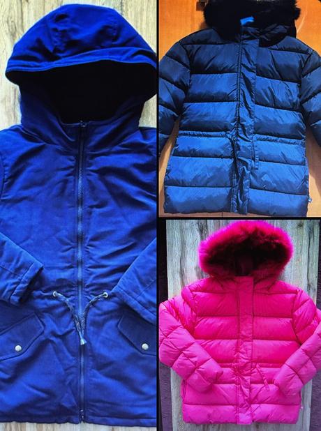 3x nová zimná vetrovka benetton veľ. 146, benetton,146