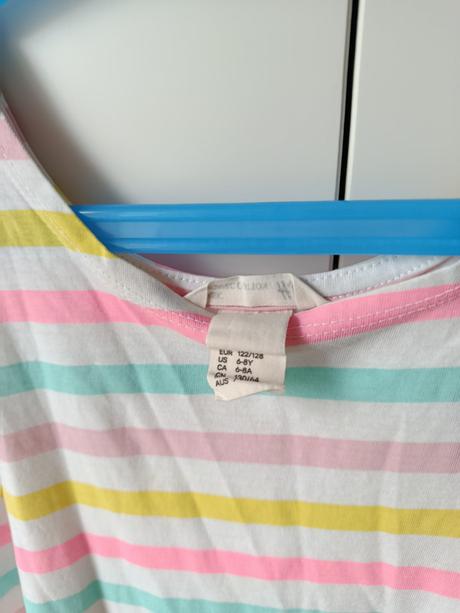 Pásikavé šaty h&m, h&m,122