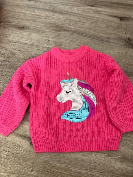 Krasny svetrik unicorn, c&a,104