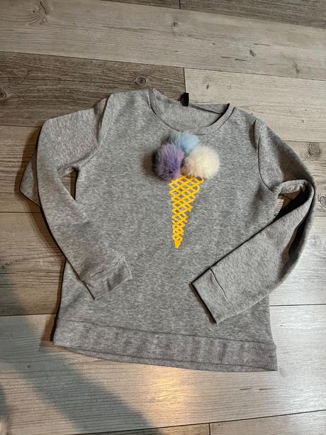 Mikina so zmrzlinou, xs