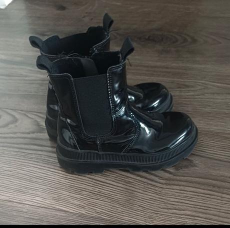 Lakovane členkove topanky, h&m,28