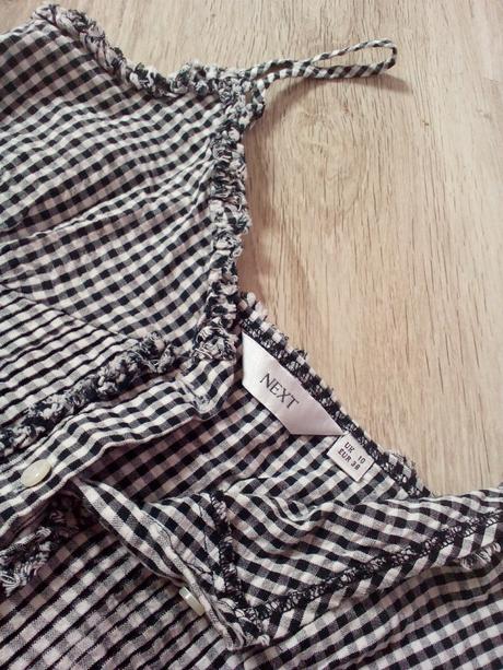 Nikdy nenosená blúzka na ramienka, next,38