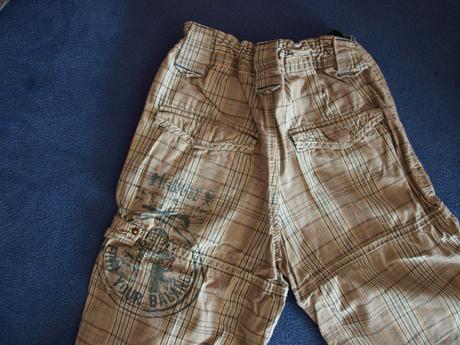 5 x krátke nohavice na leto,viac druhov,cena 4 eur, h&m,110