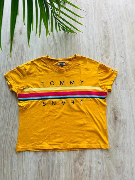 Krásne tričko značky tommy jeans, pc 40 eur, tommy hilfiger,s