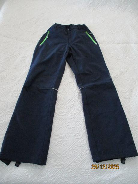 Sofshell lyžiarske nohavice, trollkids,176