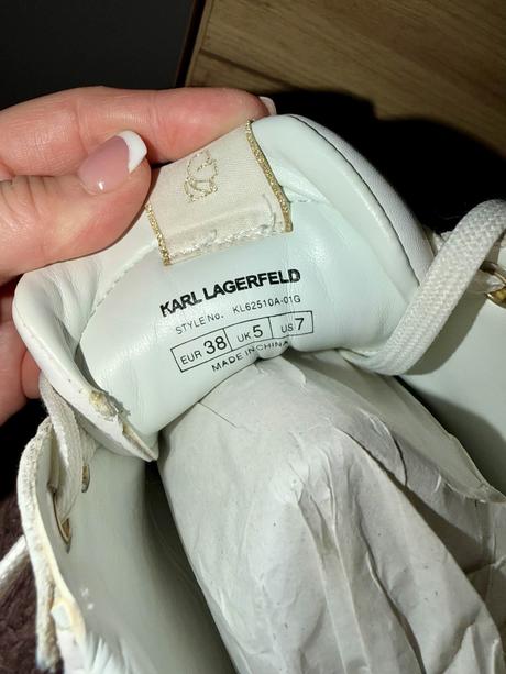 Karl lagerfeld signia lace kozene original tenisky, karl lagerfeld,38