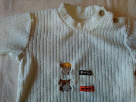 Detská mikina vrúbkovaná, george, george,62