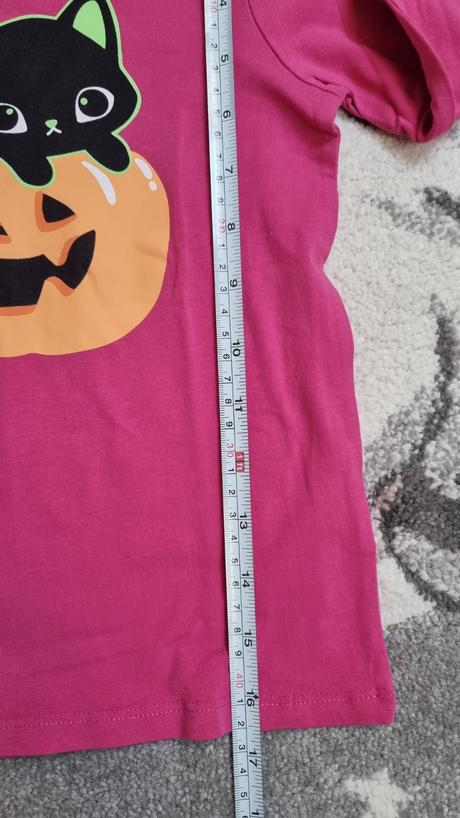 B3183 tričko halloweenske, h&m,110