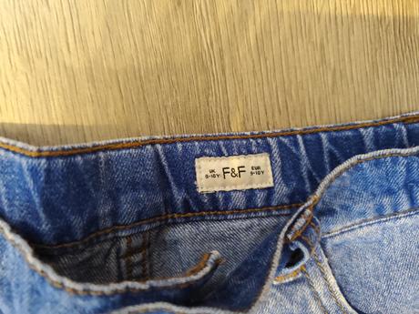 Detské riflové kraťasy, f&f,140