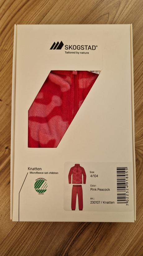 Nový flísový set mikina a tepláky, skogstad,104