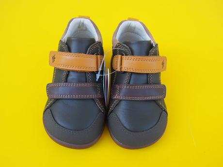 Detské kožené topánky garvalin militare barefoot, 21 - 26