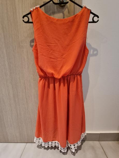 Lososové/bledoružové šaty, m