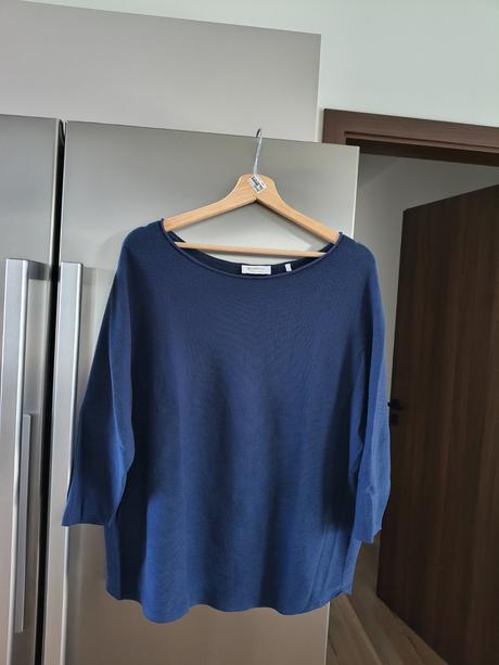 Rich&royal luxusný navy tmavo modrý voľný sveter, l