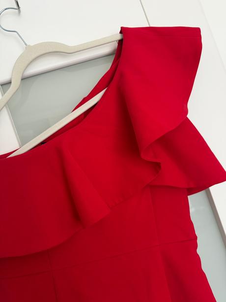 Červené šaty zara, zara,m