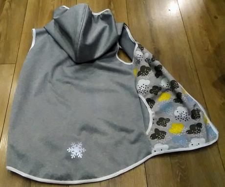 Zimné softshellky kombinované s reflexnym prvkom, 68 - 170