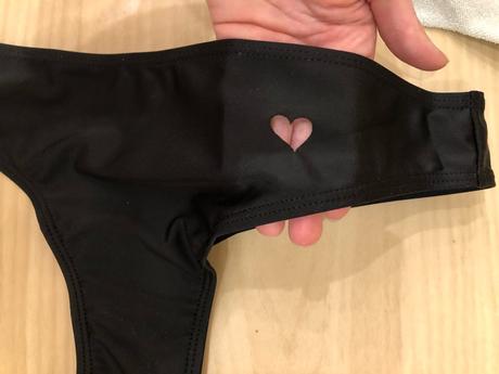 Plavkový spodný diel so srdiečkom, m