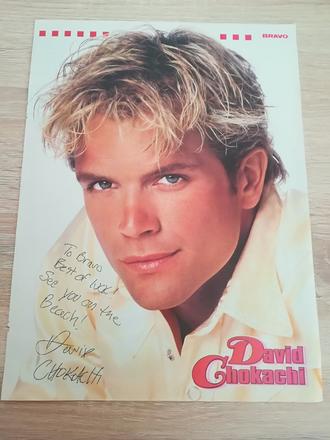 Plagát david chokachi,