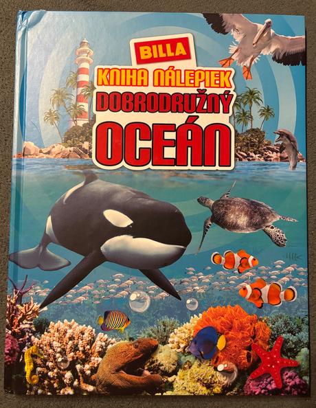 Kniha - nálepiek - dobrodružný oceán, 