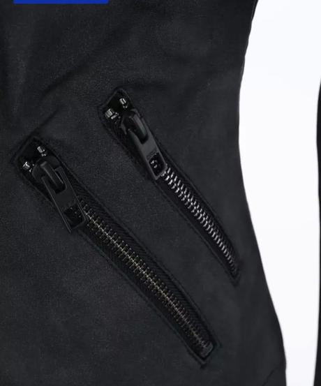 Dámska koženkova bunda, only,xl