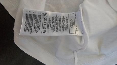 Biele tričko s potlačou loga, adidas,m