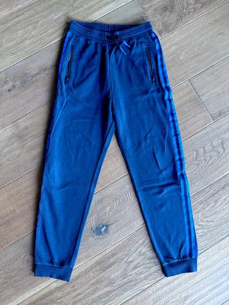 Tepláky s prúžkami po bokoch, h&m,158